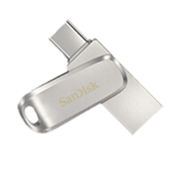זיכרון נייד SanDisk Ultra Dual Drive Luxe USB 3.1 Type-C - דגם SDDDC4-128G-G46 - נפח 128GB