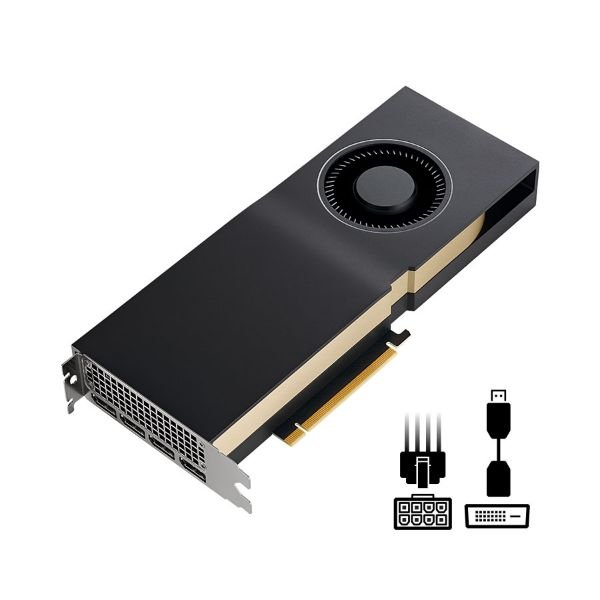 כרטיס מסך גרפי מקצועי עם תמיכה ב 4 צגים PNY Nvidia RTX A5000 24GB Graphics Card 4xDP VCNRTXA5000-FB