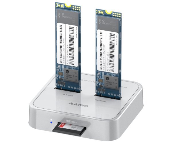 תחנת עגינה לדיסקים MAIVO Type-C to M.2/NVME Plus Card Reader