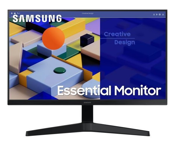 מסך SAMSUNG Essenial S3 S31C 23.8 FHD 5Ms IPS 75Hz FreeSync VESA