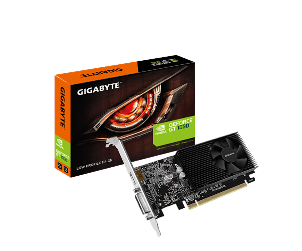 כרטיס מסך Gigabyte GT 1030 2GB DDR4 DVI HDMI Low Profile