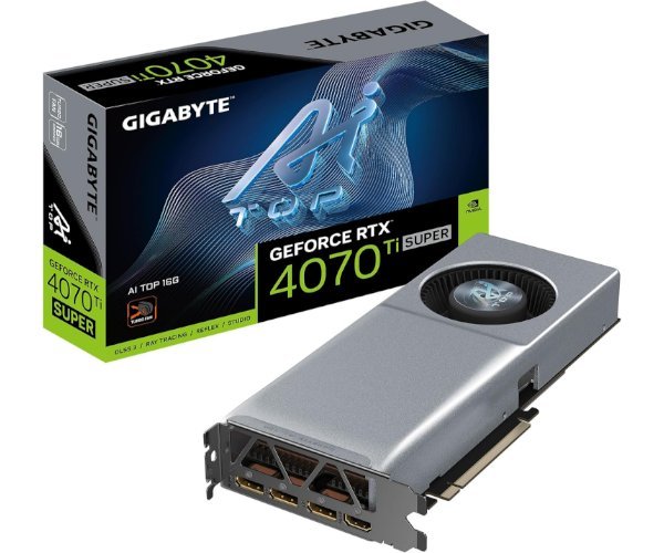 כרטיס מסך Gigabyte GeForce RTX 4070 Ti SUPER AI TOP 16GB